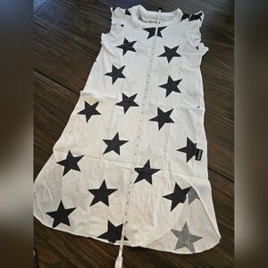 Nununu Black/White Star Sleeveless Dress
